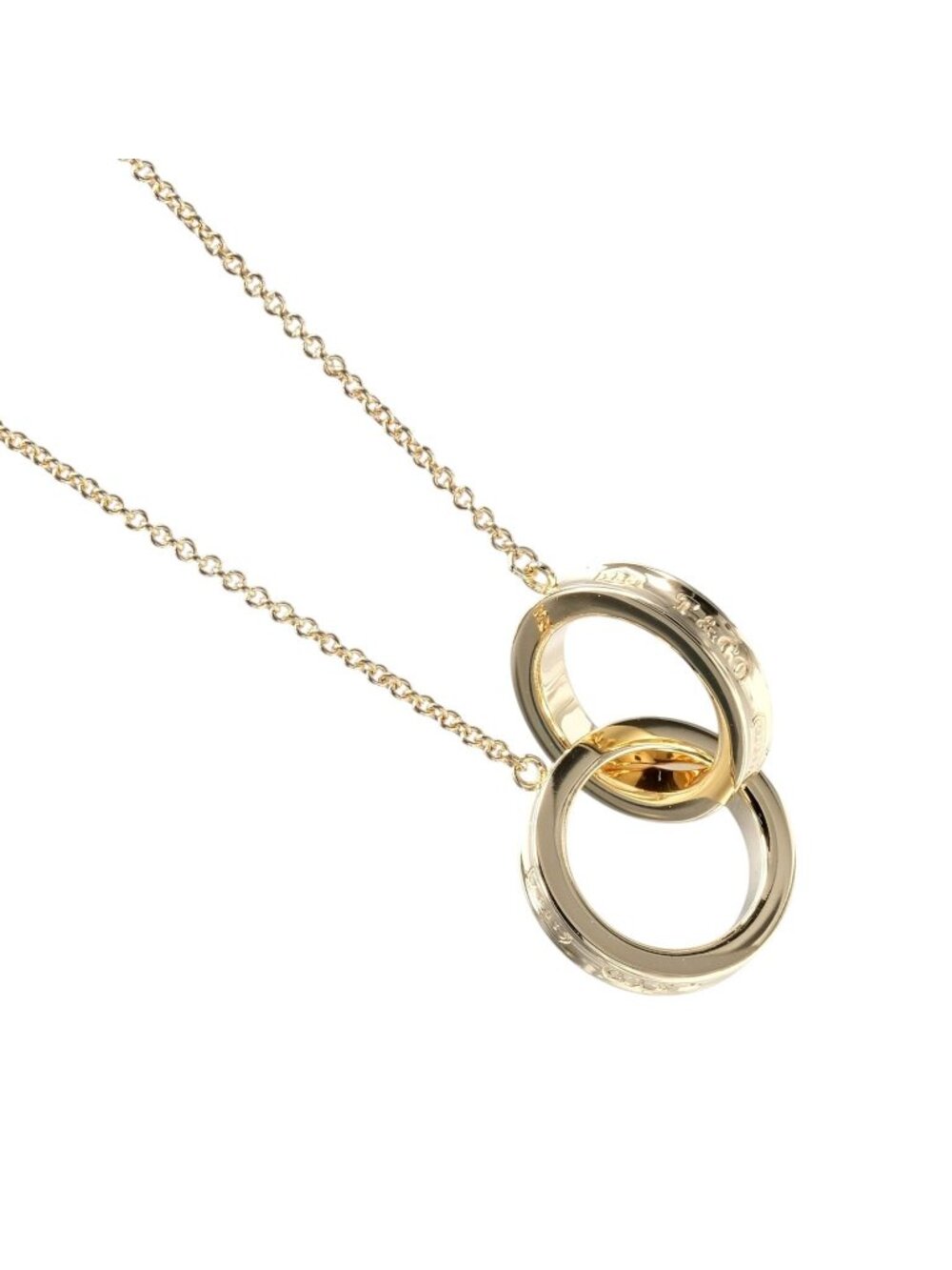 Tiffany & Co Circle 18k Yellow Gold Necklace